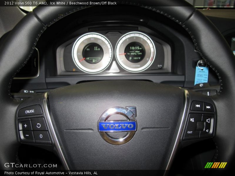  2012 S60 T6 AWD Steering Wheel