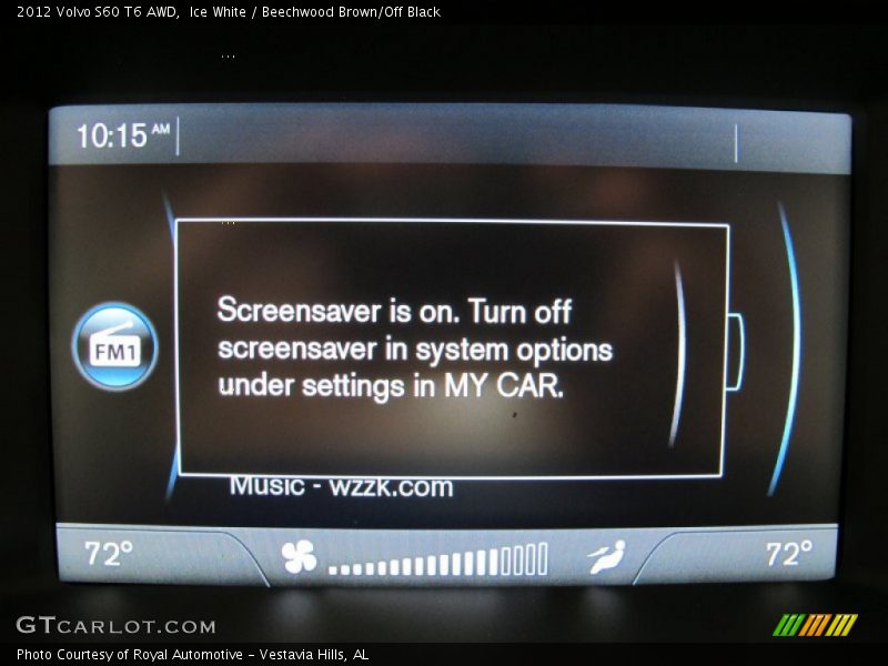 Ice White / Beechwood Brown/Off Black 2012 Volvo S60 T6 AWD