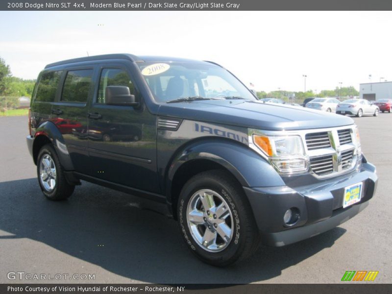 Modern Blue Pearl / Dark Slate Gray/Light Slate Gray 2008 Dodge Nitro SLT 4x4