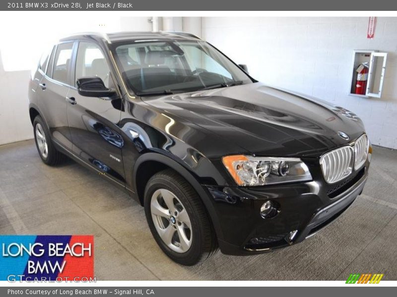 Jet Black / Black 2011 BMW X3 xDrive 28i