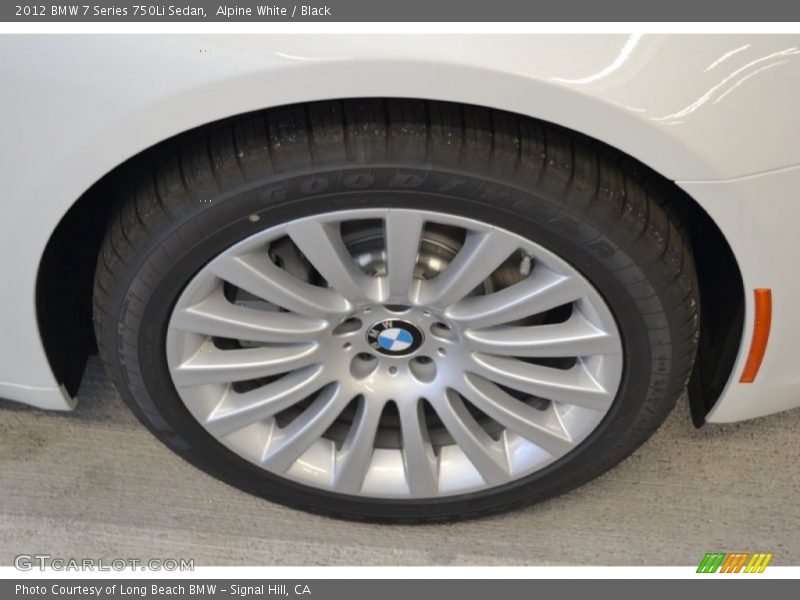 Alpine White / Black 2012 BMW 7 Series 750Li Sedan