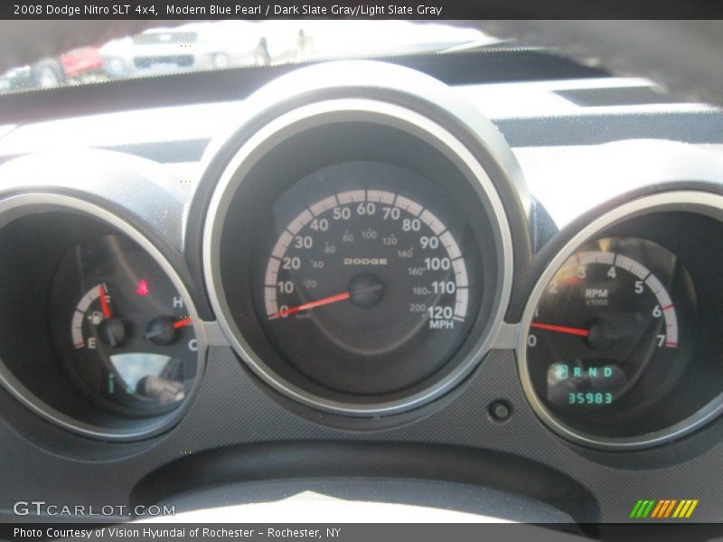 Modern Blue Pearl / Dark Slate Gray/Light Slate Gray 2008 Dodge Nitro SLT 4x4