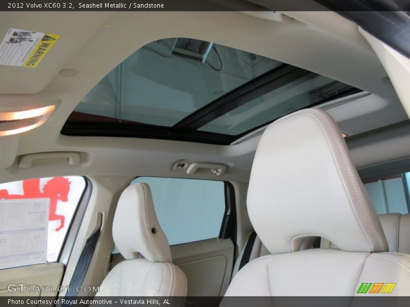 Sunroof of 2012 XC60 3.2