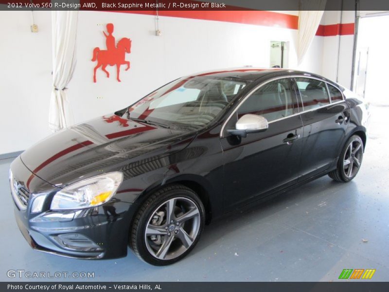Black Sapphire Metallic / R-Design Off Black 2012 Volvo S60 R-Design AWD
