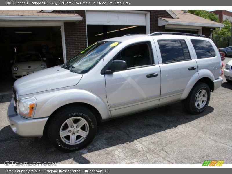 Brilliant Silver Metallic / Medium Slate Gray 2004 Dodge Durango SLT 4x4