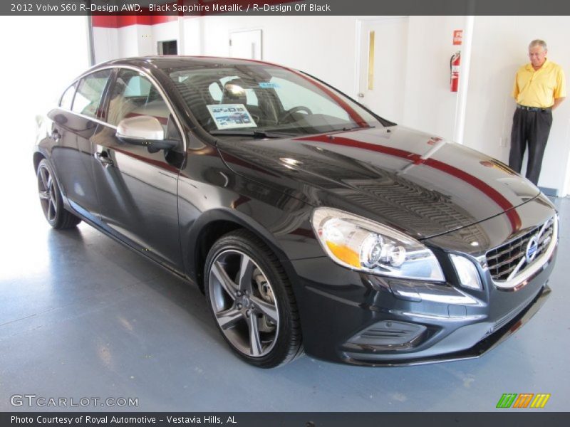 Black Sapphire Metallic / R-Design Off Black 2012 Volvo S60 R-Design AWD