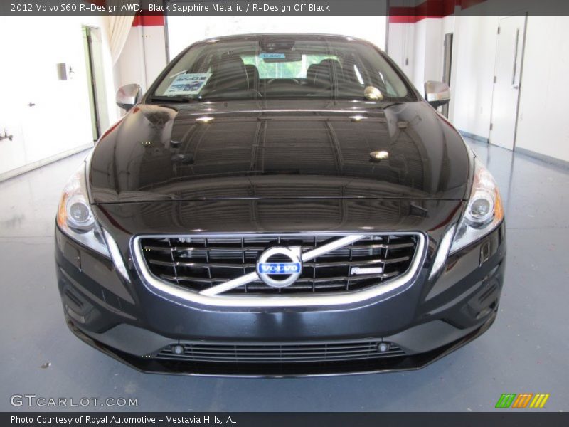 Black Sapphire Metallic / R-Design Off Black 2012 Volvo S60 R-Design AWD