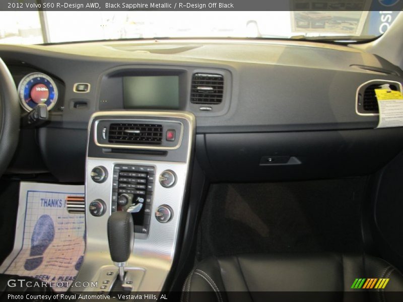 Black Sapphire Metallic / R-Design Off Black 2012 Volvo S60 R-Design AWD