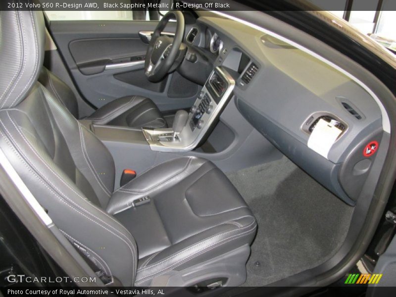  2012 S60 R-Design AWD R-Design Off Black Interior