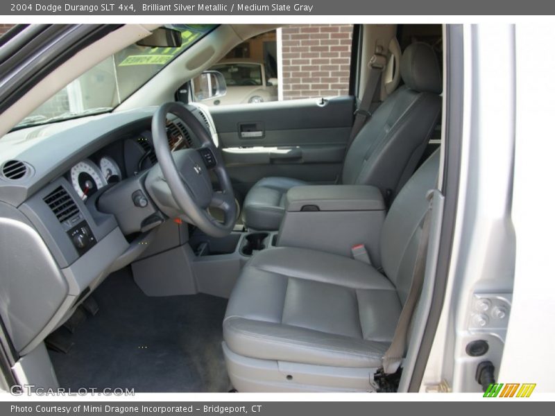 Brilliant Silver Metallic / Medium Slate Gray 2004 Dodge Durango SLT 4x4