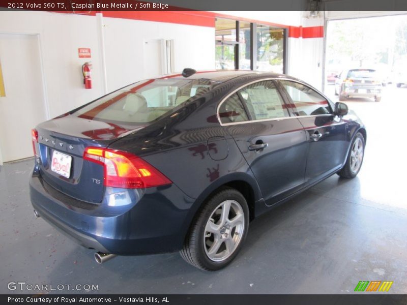 Caspian Blue Metallic / Soft Beige 2012 Volvo S60 T5