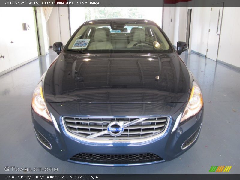 Caspian Blue Metallic / Soft Beige 2012 Volvo S60 T5