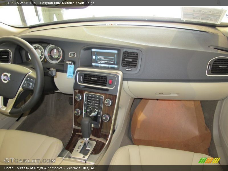 Caspian Blue Metallic / Soft Beige 2012 Volvo S60 T5