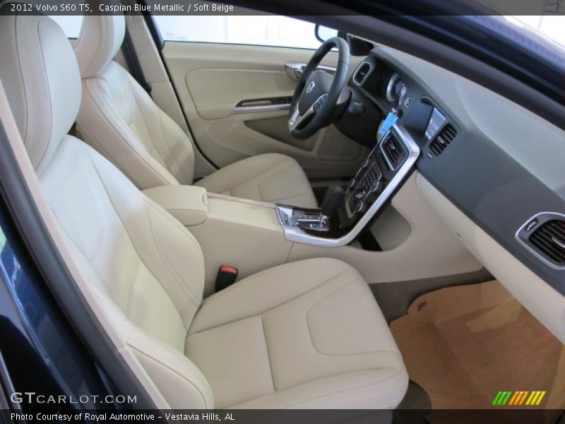 Caspian Blue Metallic / Soft Beige 2012 Volvo S60 T5