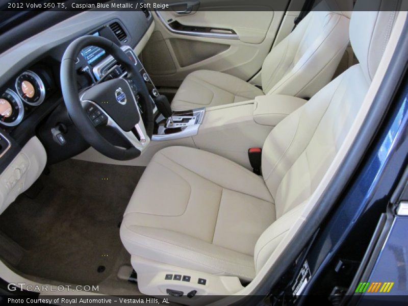 Caspian Blue Metallic / Soft Beige 2012 Volvo S60 T5