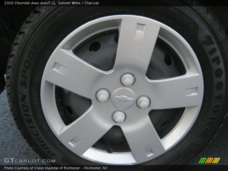 Summit White / Charcoal 2009 Chevrolet Aveo Aveo5 LS