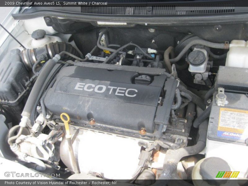 Summit White / Charcoal 2009 Chevrolet Aveo Aveo5 LS