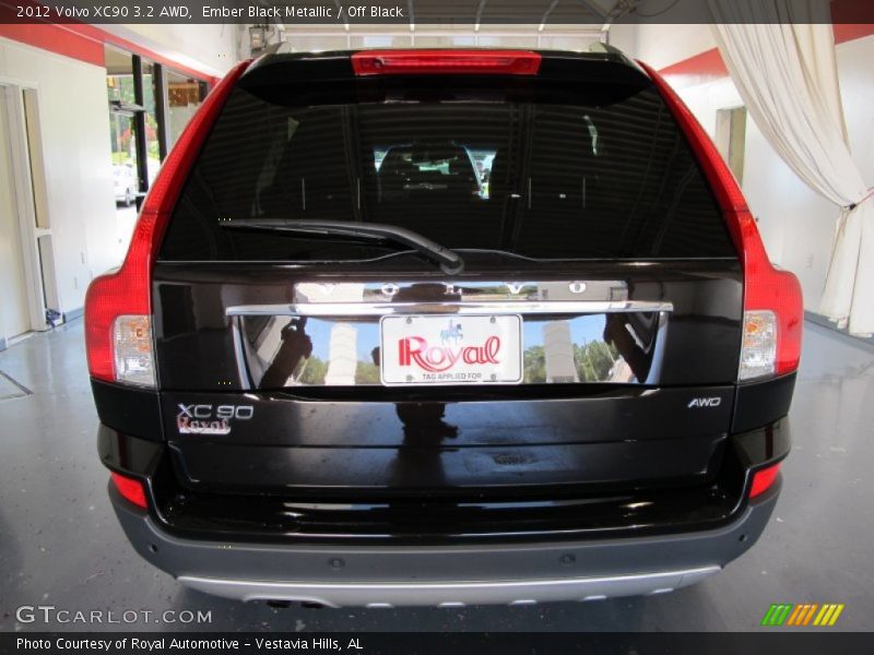 Ember Black Metallic / Off Black 2012 Volvo XC90 3.2 AWD