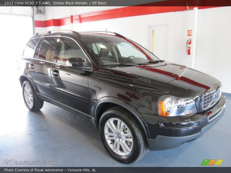Ember Black Metallic / Off Black 2012 Volvo XC90 3.2 AWD