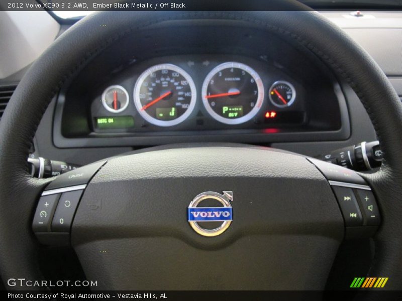 Ember Black Metallic / Off Black 2012 Volvo XC90 3.2 AWD