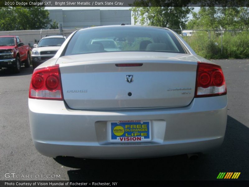 Bright Silver Metallic / Dark Slate Gray 2010 Dodge Charger SXT