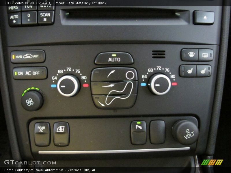 Controls of 2012 XC90 3.2 AWD