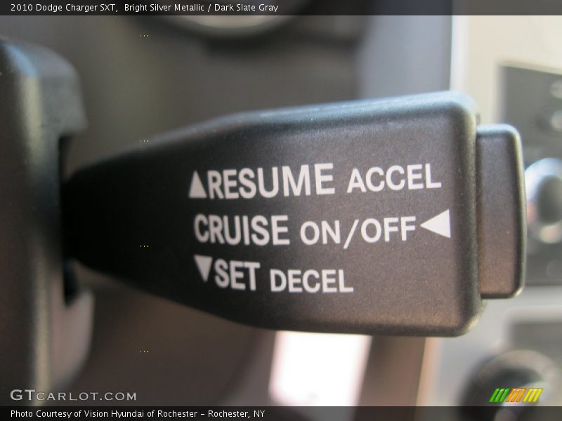 Bright Silver Metallic / Dark Slate Gray 2010 Dodge Charger SXT