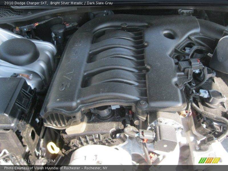 Bright Silver Metallic / Dark Slate Gray 2010 Dodge Charger SXT