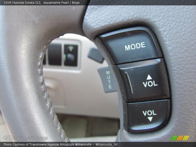 Aquamarine Pearl / Beige 2006 Hyundai Sonata GLS