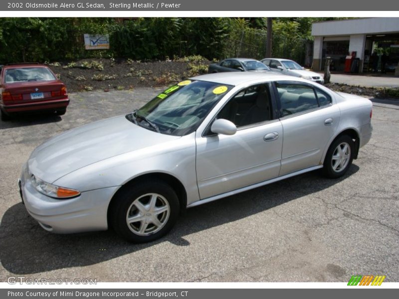 Sterling Metallic / Pewter 2002 Oldsmobile Alero GL Sedan