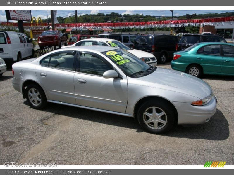 Sterling Metallic / Pewter 2002 Oldsmobile Alero GL Sedan