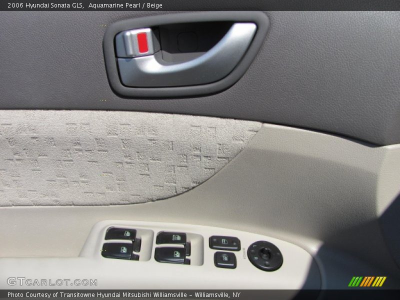 Aquamarine Pearl / Beige 2006 Hyundai Sonata GLS