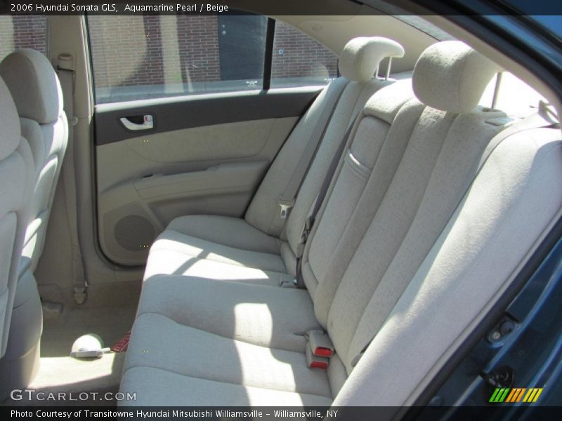 Aquamarine Pearl / Beige 2006 Hyundai Sonata GLS