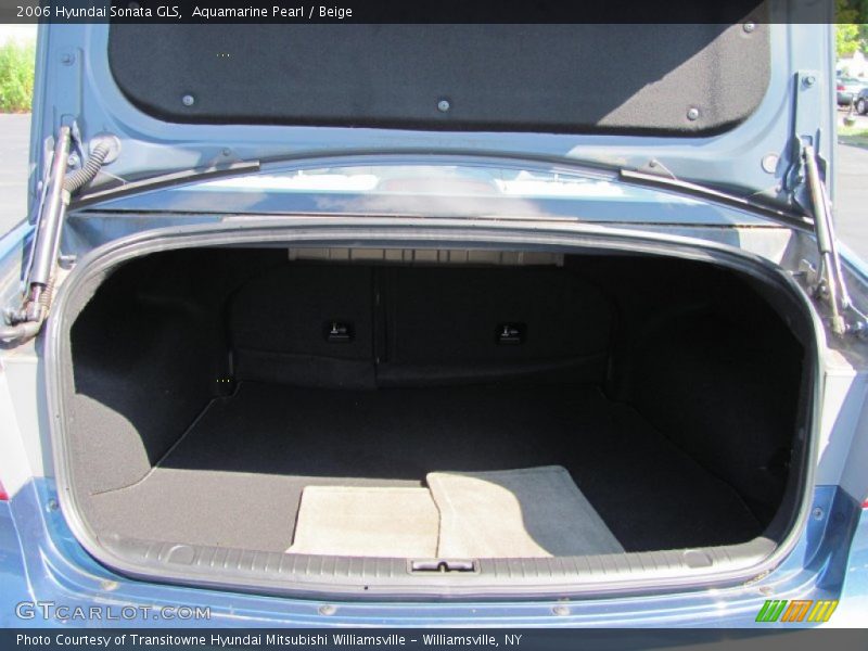 Aquamarine Pearl / Beige 2006 Hyundai Sonata GLS