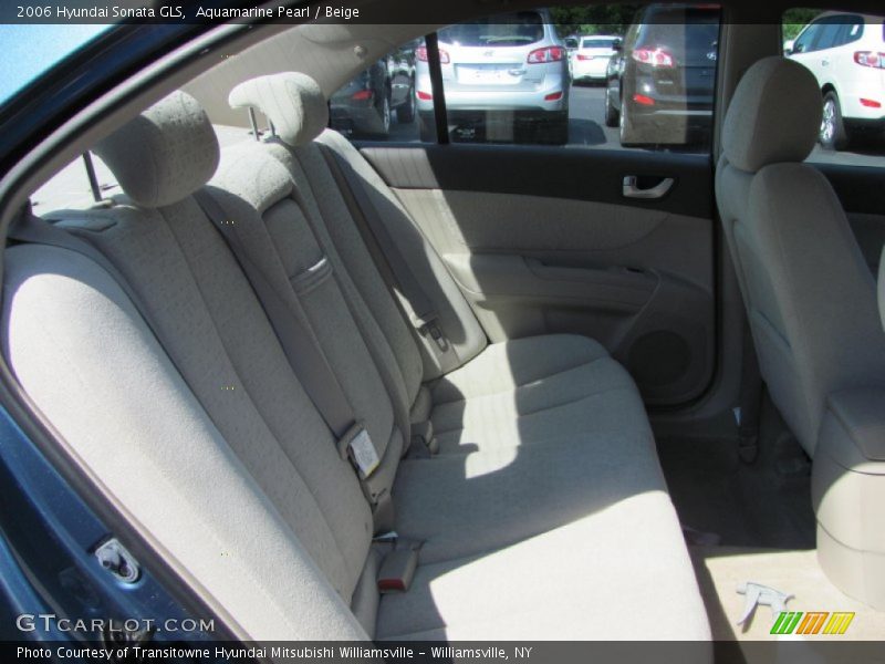 Aquamarine Pearl / Beige 2006 Hyundai Sonata GLS