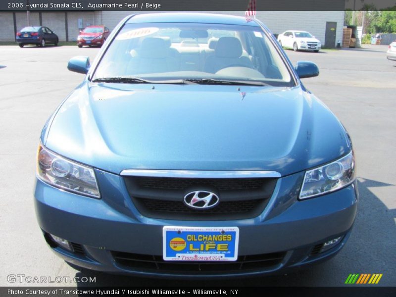 Aquamarine Pearl / Beige 2006 Hyundai Sonata GLS