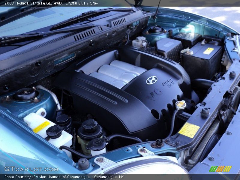  2003 Santa Fe GLS 4WD Engine - 2.7 Liter DOHC 24-Valve V6