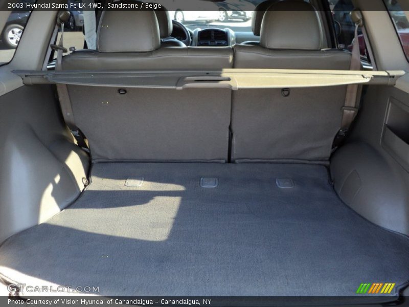 Sandstone / Beige 2003 Hyundai Santa Fe LX 4WD