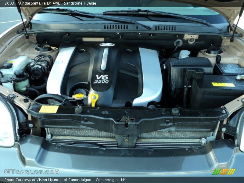  2003 Santa Fe LX 4WD Engine - 3.5 Liter DOHC 24-Valve V6