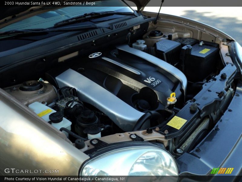 Sandstone / Beige 2003 Hyundai Santa Fe LX 4WD