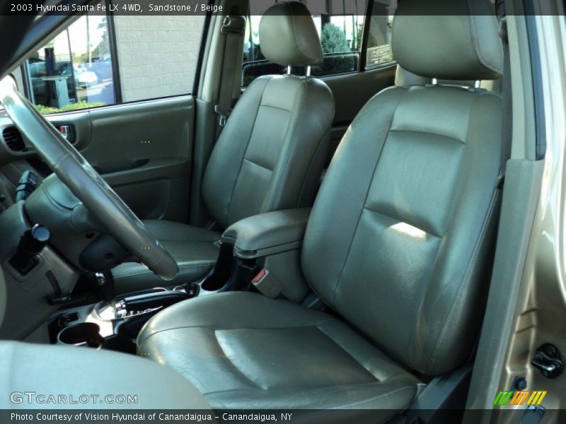 Sandstone / Beige 2003 Hyundai Santa Fe LX 4WD