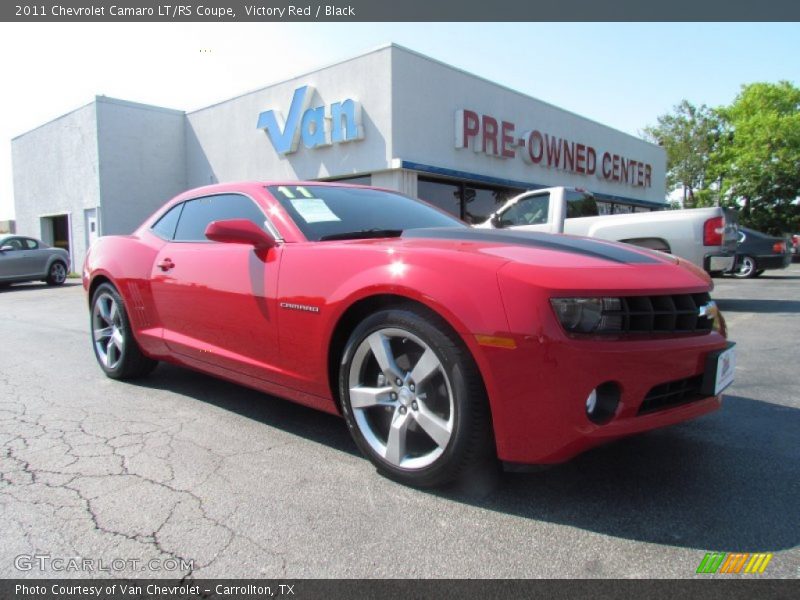 Victory Red / Black 2011 Chevrolet Camaro LT/RS Coupe
