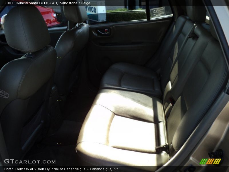 Sandstone / Beige 2003 Hyundai Santa Fe LX 4WD