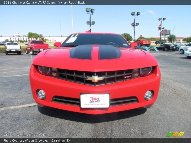 Victory Red / Black 2011 Chevrolet Camaro LT/RS Coupe