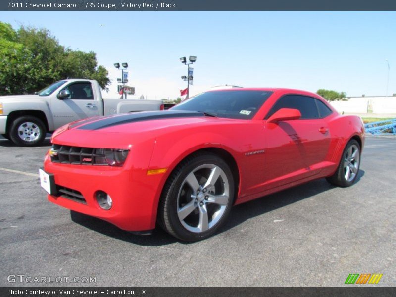 Victory Red / Black 2011 Chevrolet Camaro LT/RS Coupe
