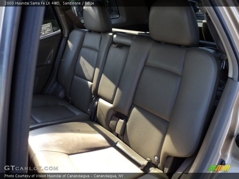 Sandstone / Beige 2003 Hyundai Santa Fe LX 4WD