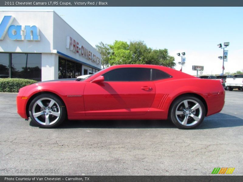 Victory Red / Black 2011 Chevrolet Camaro LT/RS Coupe