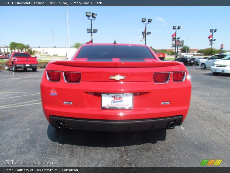 Victory Red / Black 2011 Chevrolet Camaro LT/RS Coupe