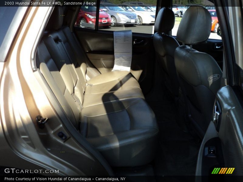 Sandstone / Beige 2003 Hyundai Santa Fe LX 4WD