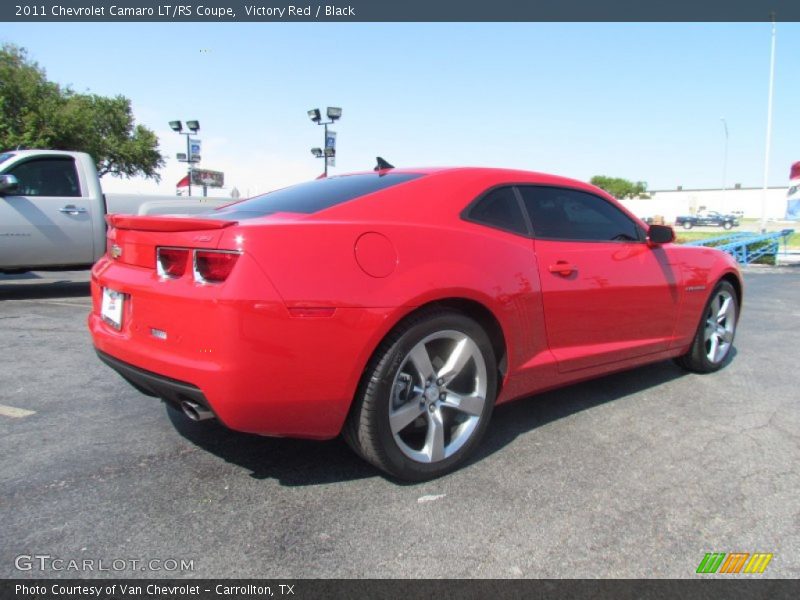 Victory Red / Black 2011 Chevrolet Camaro LT/RS Coupe